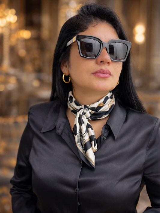 Maurice Carvella Luxury Soft Satin Halstücher